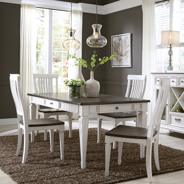 Liberty Furniture 417-DR-5RLS 5 Piece Rectangular Table Set