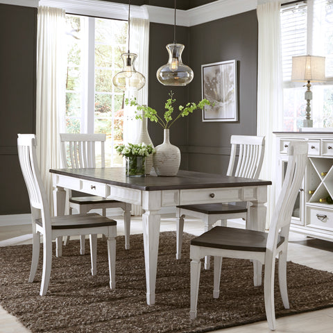 Liberty Furniture 417-DR-5RLS 5 Piece Rectangular Table Set