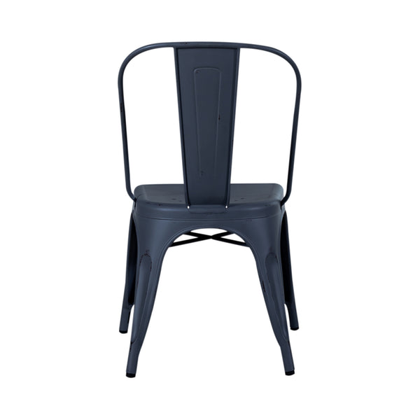 Liberty Furniture 179-C3505-N Bow Back Side Chair- Navy