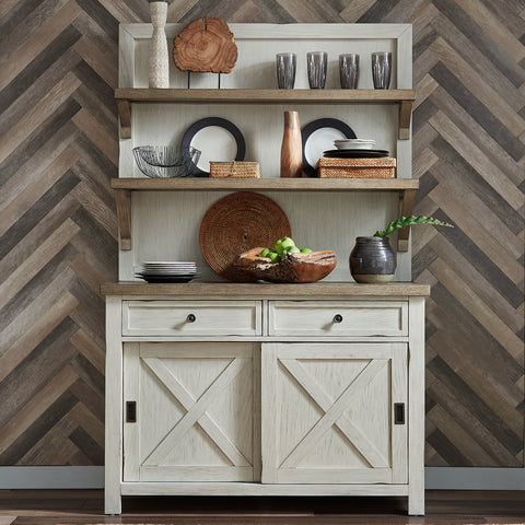 Liberty Furniture 462-CD-HB Hutch & Buffet