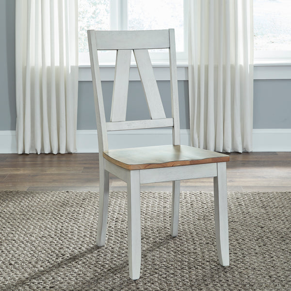 Liberty Furniture 62WH-C2500S Splat Back Side Chair (RTA)