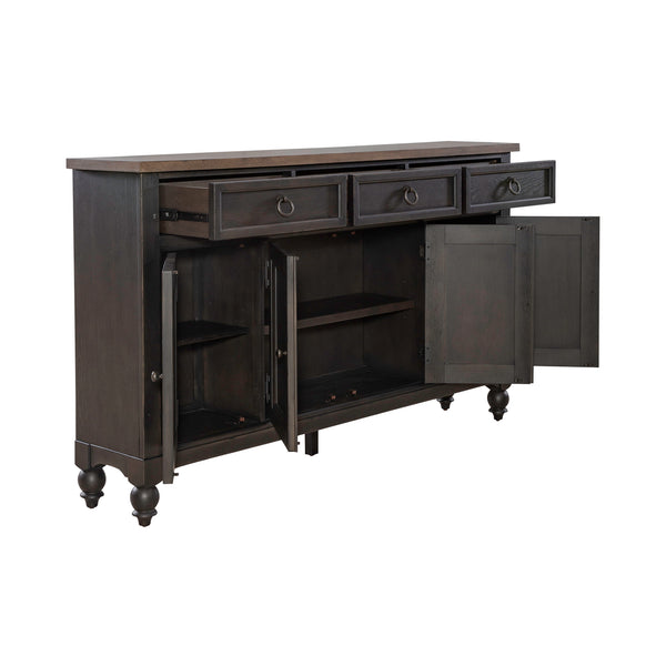 Liberty Furniture 615-HB7242-B Hall Buffet- Black