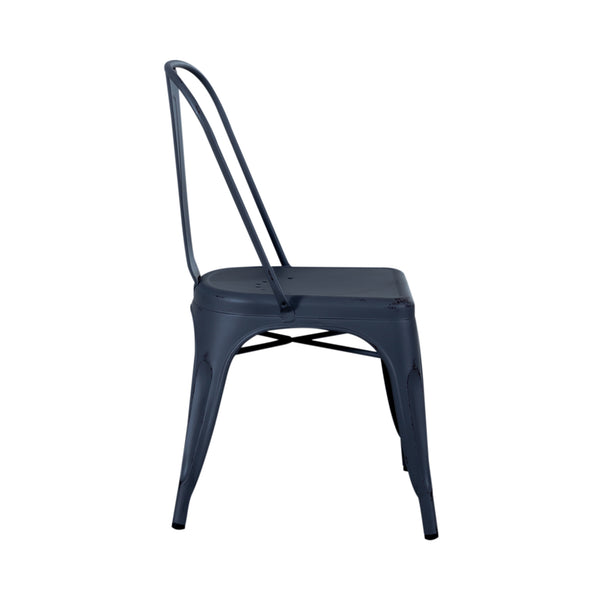 Liberty Furniture 179-C3505-N Bow Back Side Chair- Navy