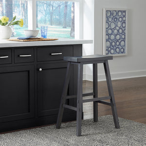 Liberty Furniture 38-B1830-S 30 Inch Sawhorse Stool- Slate