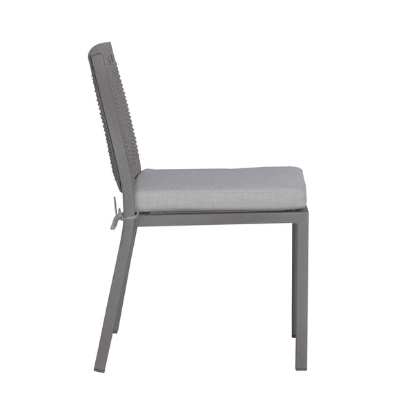 Liberty Furniture 3001-OSC9101-GT Outdoor Panel Back Side Chair - Granite