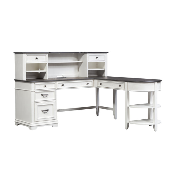 Liberty Furniture 417-HOJ-LSD L Shaped Desk Set