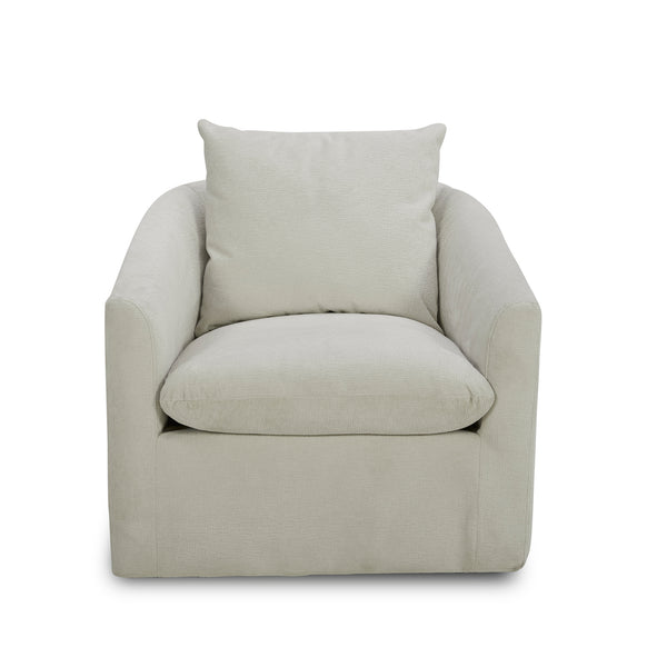 Liberty Furniture 712-ACH15-T Uph Swivel Accent Chair - Ivory
