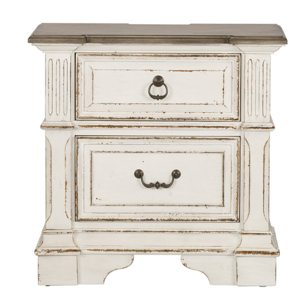 Liberty Furniture 520-BR61 2 Drawer Night Stand w/ Charging Station