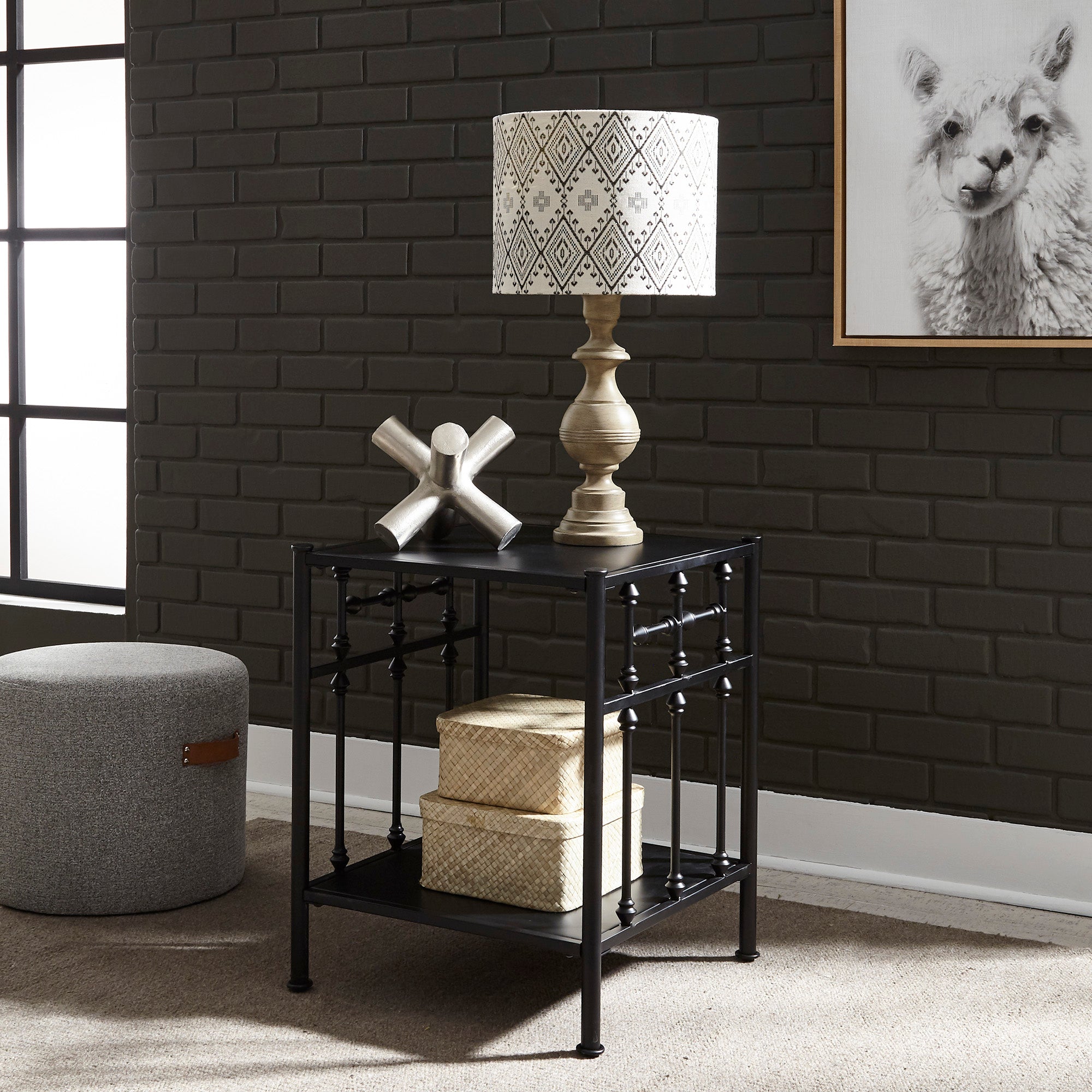Liberty Furniture 179-BR61-B Open Night Stand - Black