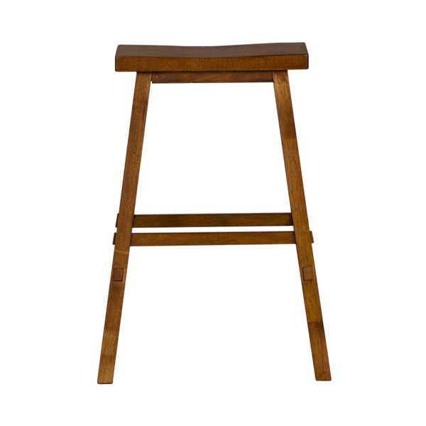 Liberty Furniture 38-B1830 30 Inch Sawhorse Stool - Tobacco (RTA)