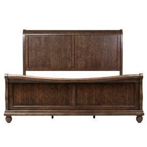 Liberty Furniture 589-BR-KSLDM King Sleigh Bed, Dresser & Mirror