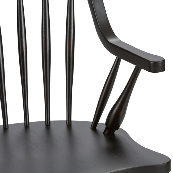 Liberty Furniture 482-C1000A Windsor Back Arm Chair - Black