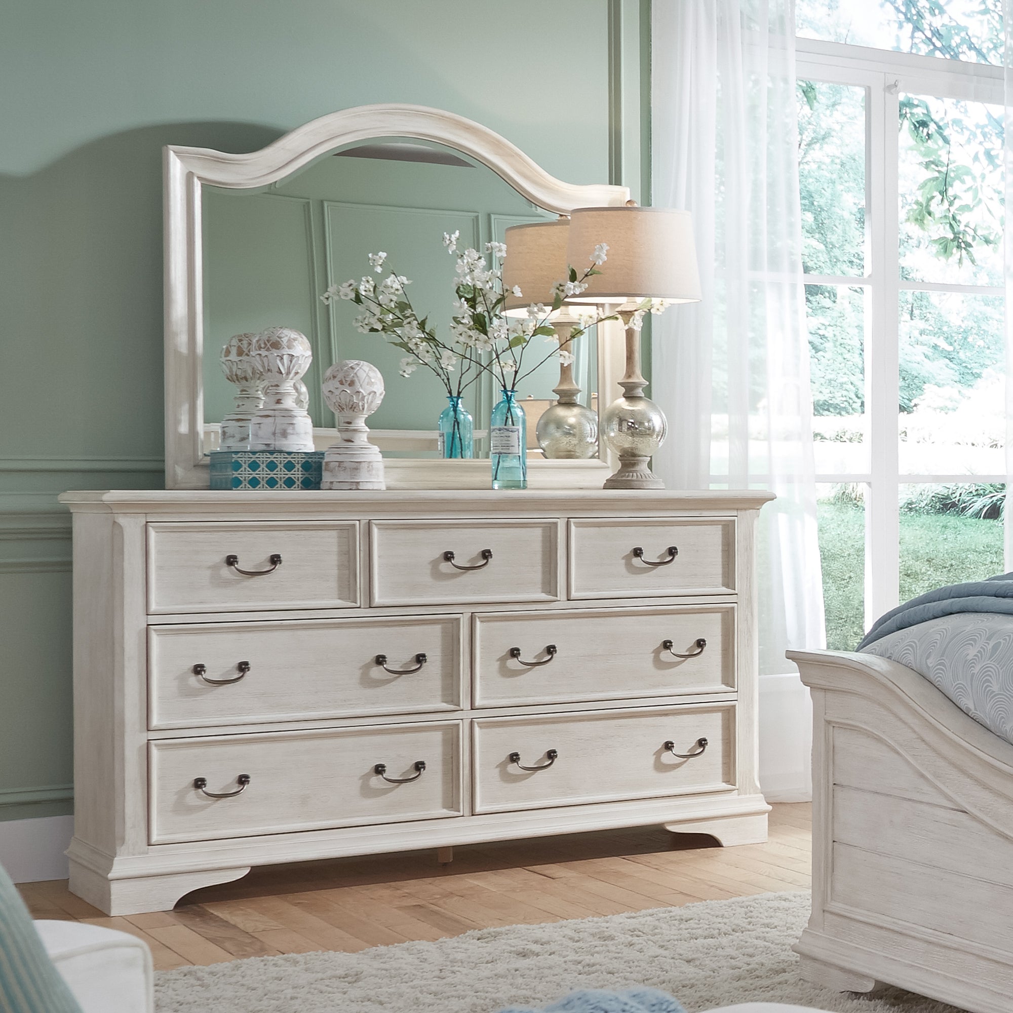 Liberty Furniture 249-BR-DM Dresser & Mirror