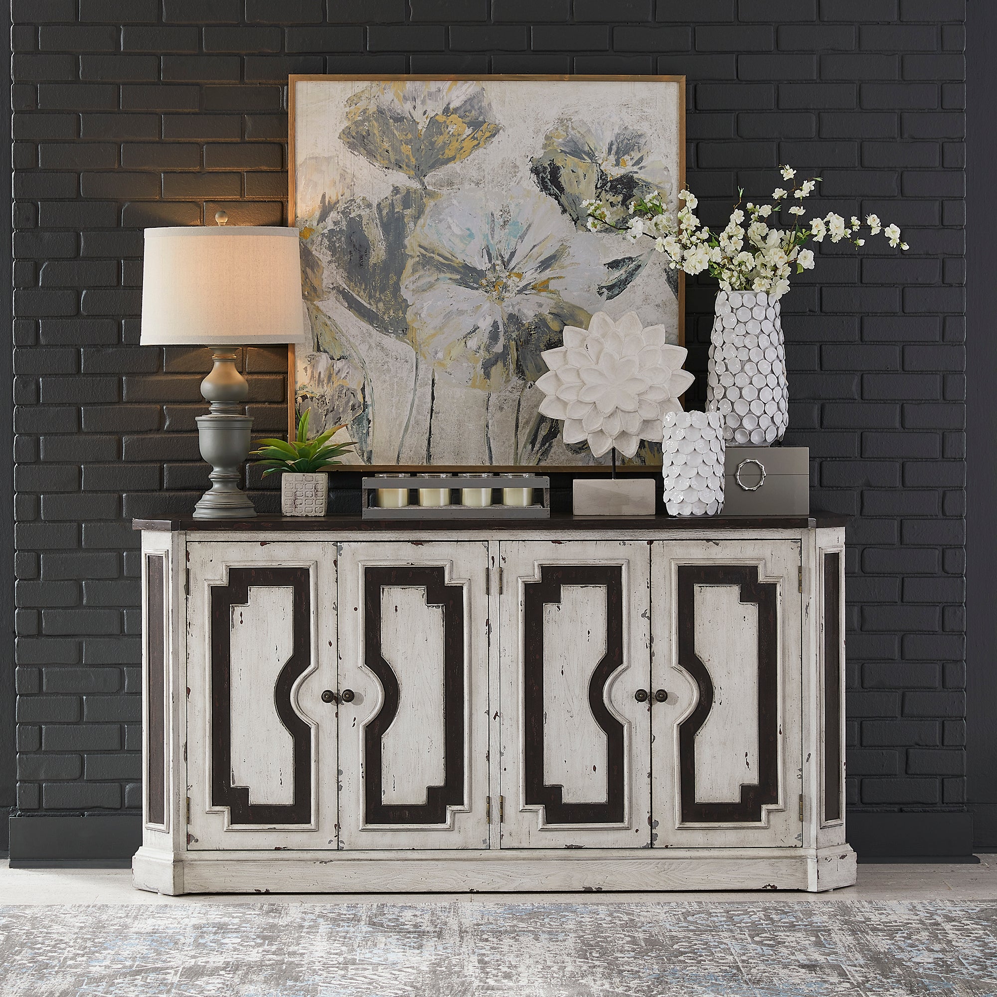 Liberty Furniture 2066-AC7036 4 Door Accent Cabinet