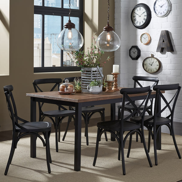 Liberty Furniture 179-CD-7RLS 7 Piece Rectangular Table Set