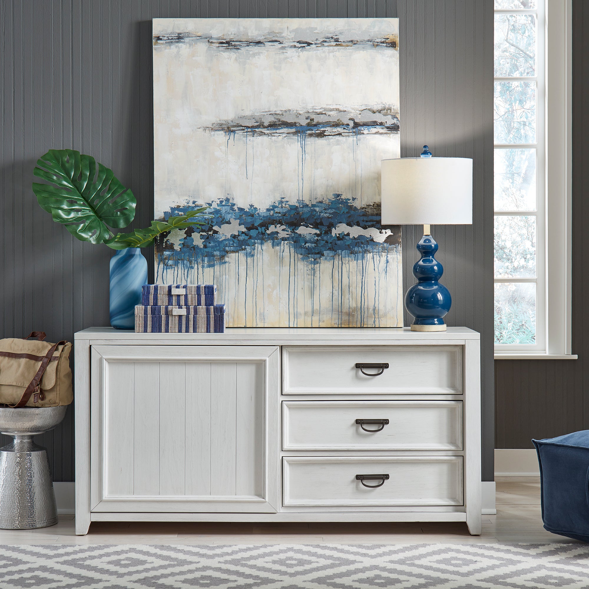 Liberty Furniture 417-BR36 Sliding Door Dresser