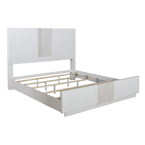 Liberty Furniture 946-BR-KPBDMC King Panel Bed, Dresser & Mirror, Chest