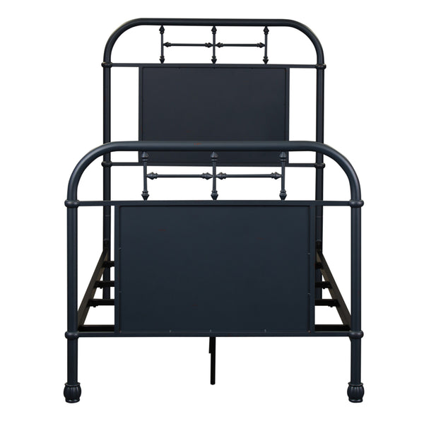 Liberty Furniture 179-BR11HFR-N Twin Metal Bed - Navy
