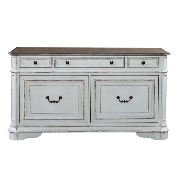 Liberty Furniture 244-HOJ-OCHS Opt Credenza & Hutch