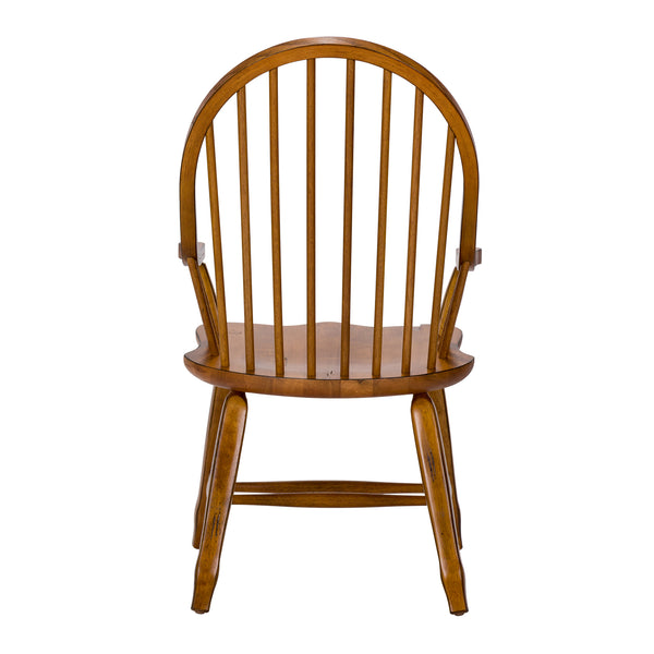 Liberty Furniture 17-C2051 Bow Back Arm Chair - Oak
