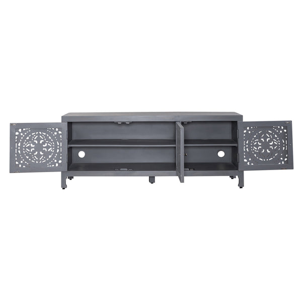 Liberty Furniture 2077-AC6526 65 Inch 3 Door Accent TV Stand
