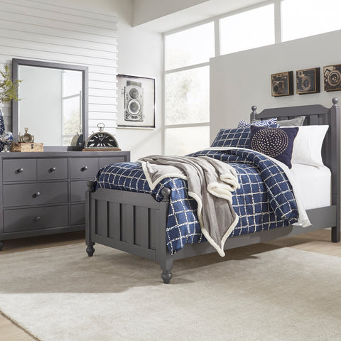 Liberty Furniture 423-YBR-TPBDM Twin Panel Bed, Dresser & Mirror