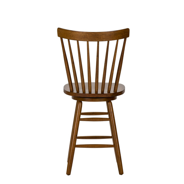 Liberty Furniture 38-B1724 24 Inch Swivel Counter Chair - Tobacco