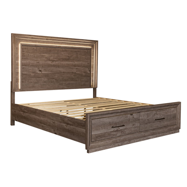 Liberty Furniture 272-BR-QSBDMC Queen Storage Bed, Dresser & Mirror, Chest