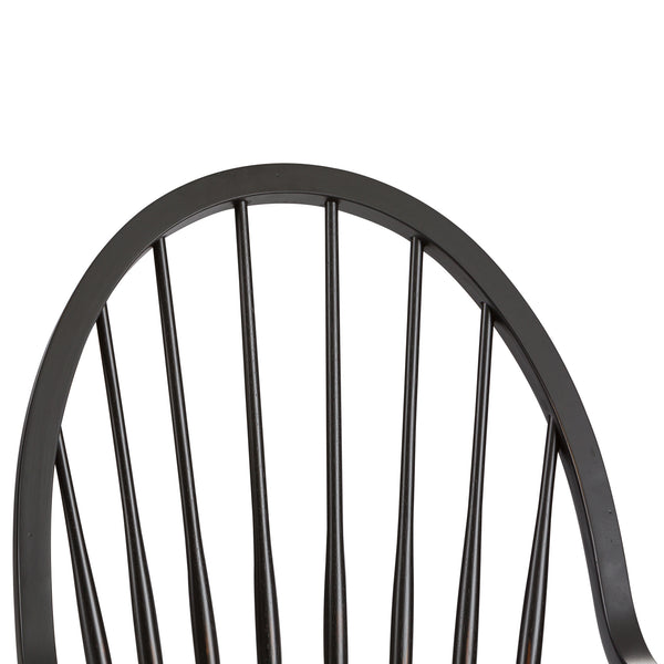 Liberty Furniture 482-C1000A Windsor Back Arm Chair - Black