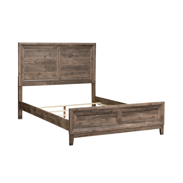 Liberty Furniture 384-BR-KPBDMC King Panel Bed, Dresser & Mirror, Chest