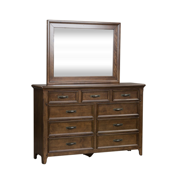 Liberty Furniture 184-BR-QPBDMCN Queen Panel Bed, Dresser & Mirror, Chest, Night Stand