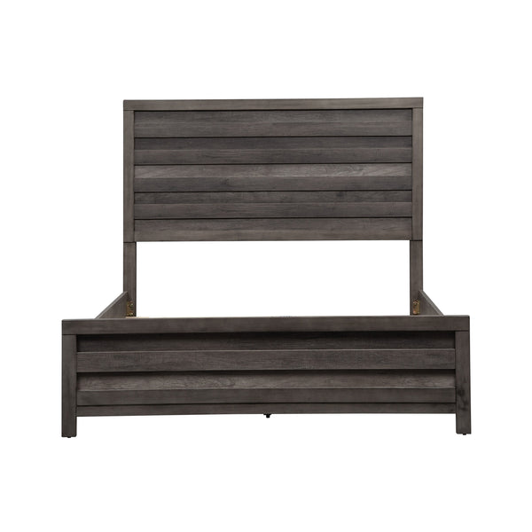 Liberty Furniture 686-BR-KPBDMC King Panel Bed, Dresser & Mirror, Chest