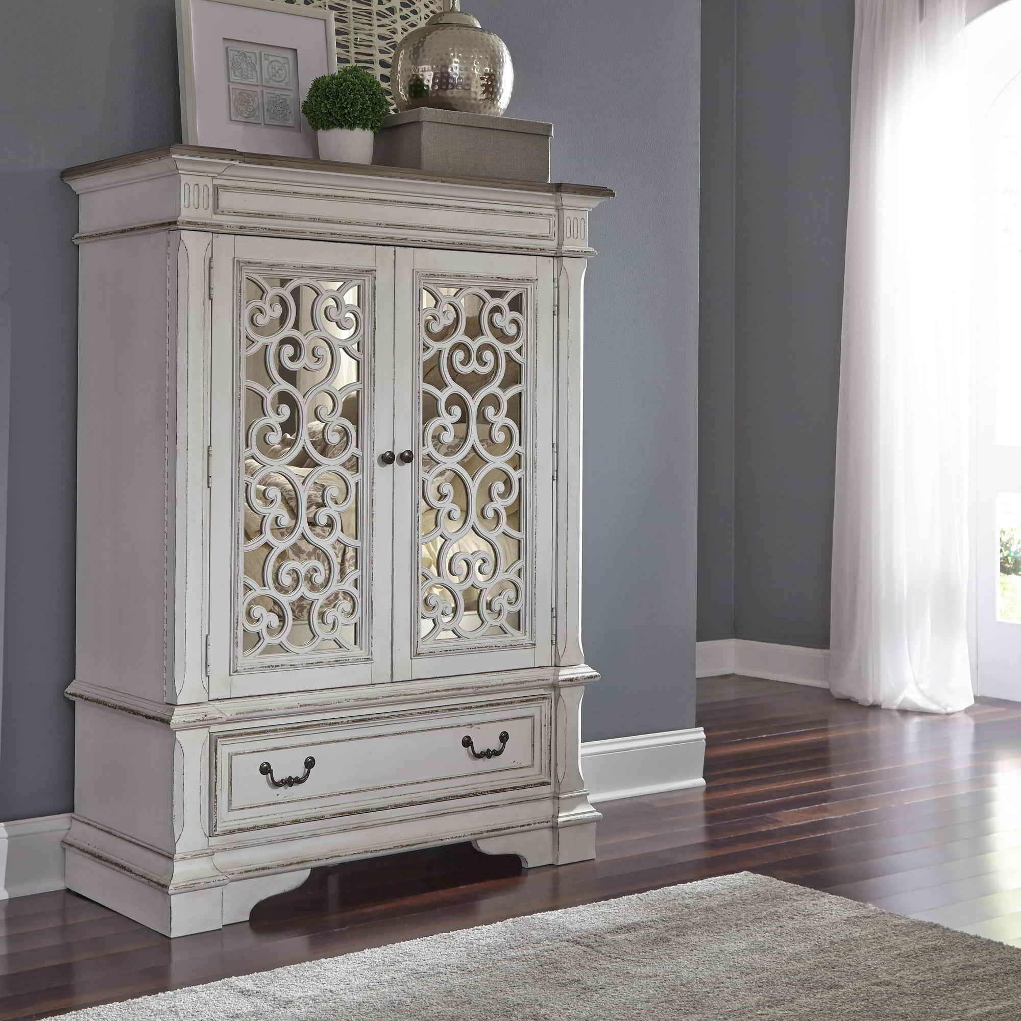 Liberty Furniture 520-BR42 Mirrored Door Chest