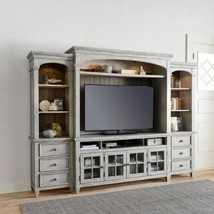 Liberty Furniture 824-ENTW-ECP Entertainment Center with Piers