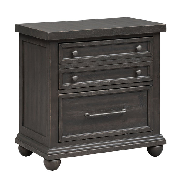 Liberty Furniture 879-BR61 Night Stand w/ Charging Station