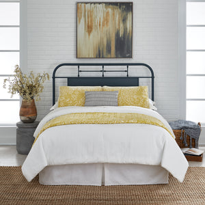 Liberty Furniture 179-BR13H-N Queen Metal Headboard - Navy