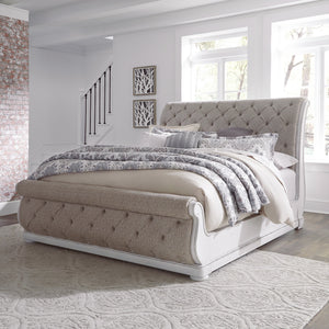 Liberty Furniture 244-BR-KUSL King Uph Sleigh Bed