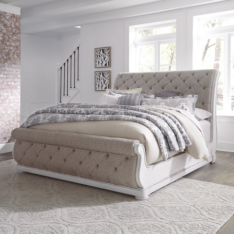 Liberty Furniture 244-BR-KUSL King Uph Sleigh Bed