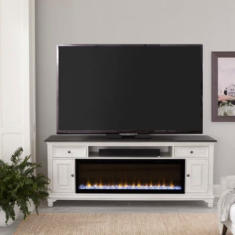 Liberty Furniture FIRE-417-TV80F 80 Inch Fireplace TV Console