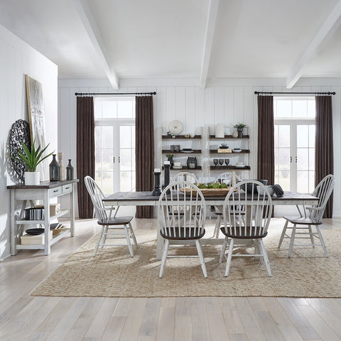 Liberty Furniture 139WH-CD-O7TRS Optional 7 Piece Trestle Table Set