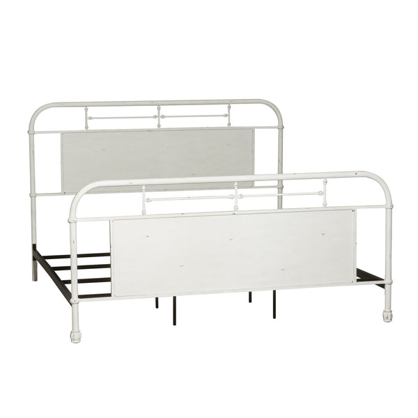 Liberty Furniture 179-BR13HFR-AW Queen Metal Bed - Antique White