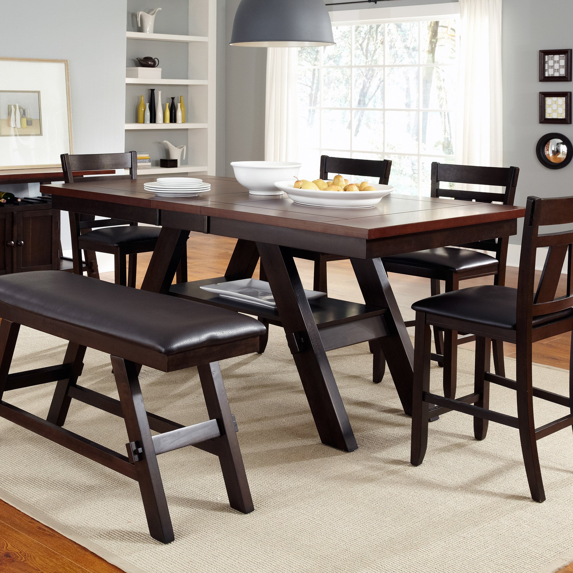 Liberty Furniture 116-CD-6GTS 6 Piece Gathering Table Set