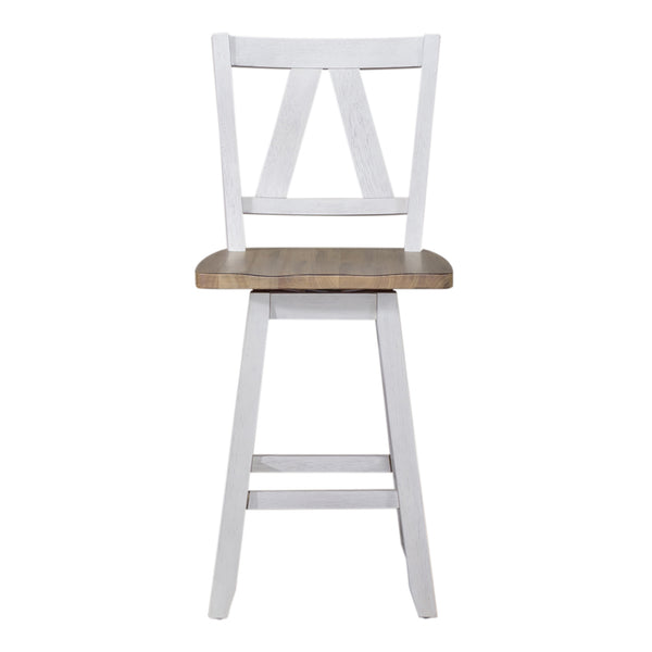 Liberty Furniture 62WH-B250324 Counter Height Swivel Chair (RTA)