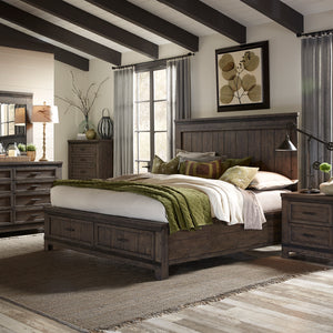 Liberty Furniture 759-BR-QSBDMCN Queen Storage Bed, Dresser & Mirror, Chest, Night Stand