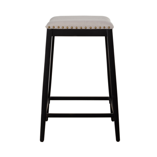 Liberty Furniture 179-B000124-B Backless Uph Counter Chair- Black