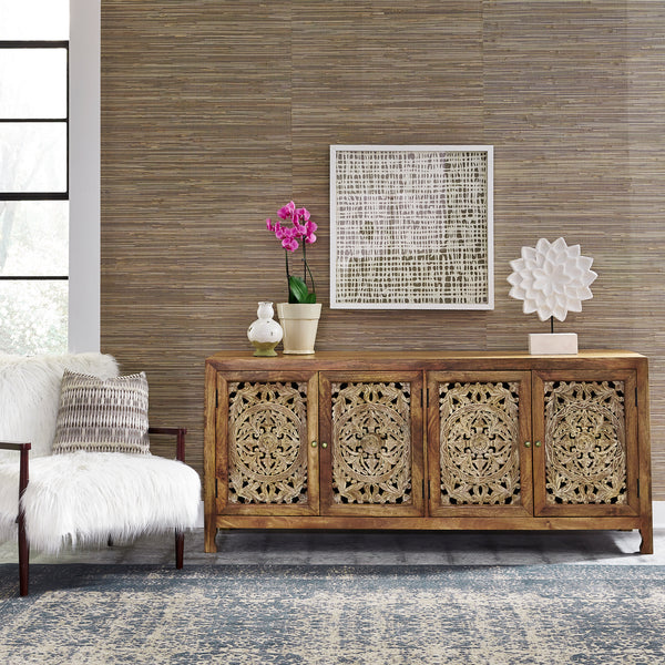 Liberty Furniture 2077-AC7432 74 Inch 4 Door Accent TV Stand