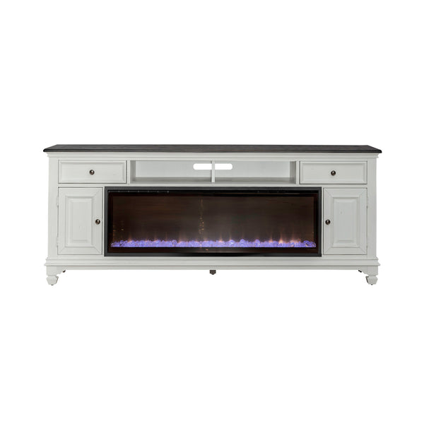 Liberty Furniture FIRE-417-TV80F 80 Inch Fireplace TV Console