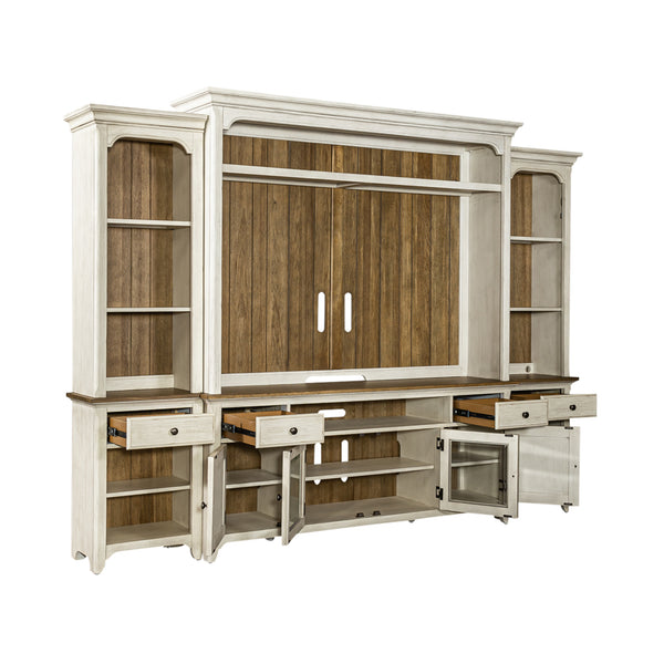 Liberty Furniture 652-ENT-ECP Entertainment Center with Piers