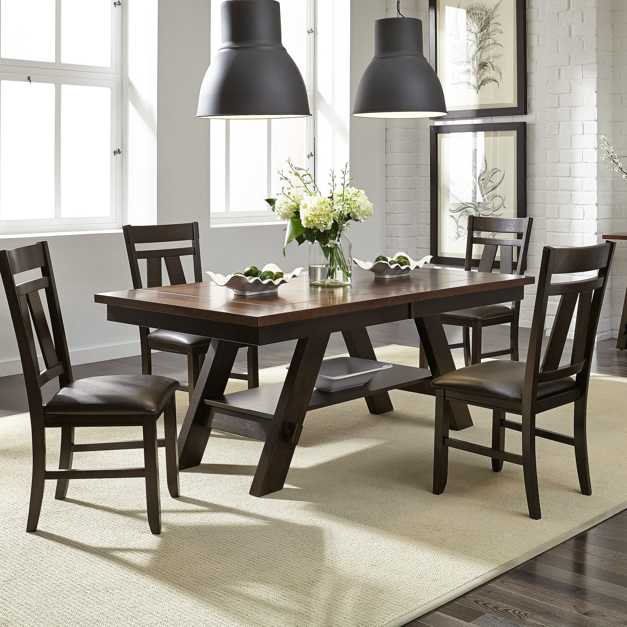 Liberty Furniture 116-CD-5RLS 5 Piece Rectangular Table Set