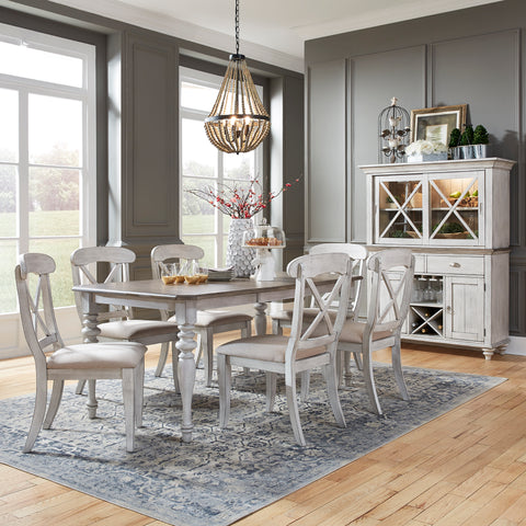 Liberty Furniture 303W-CD-7RLS 7 Piece Rectangular Table Set